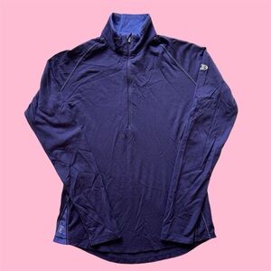 Icebreaker GT Technical Base Layer 260 1/2 Zip Purple Womens Large